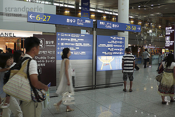 airport and fly  Flughafen Seoul  Südkorea