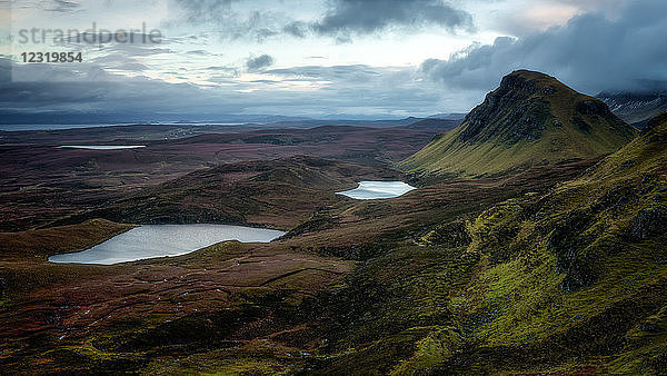 The Quiraing  Isle of Skye  Innere Hebriden  Schottland  Vereinigtes Königreich  Europa