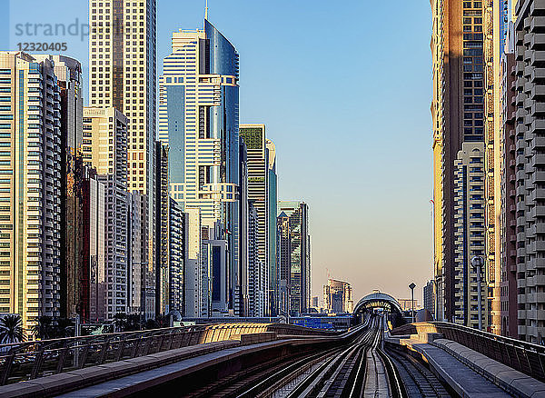 Dubai Metro  Dubai  Vereinigte Arabische Emirate  Naher Osten