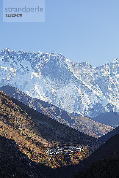 Dorf Dingboche  Sagarmatha-Nationalpark  UNESCO-Welterbe  Khumbu-Tal  Nepal  Himalaya  Asien