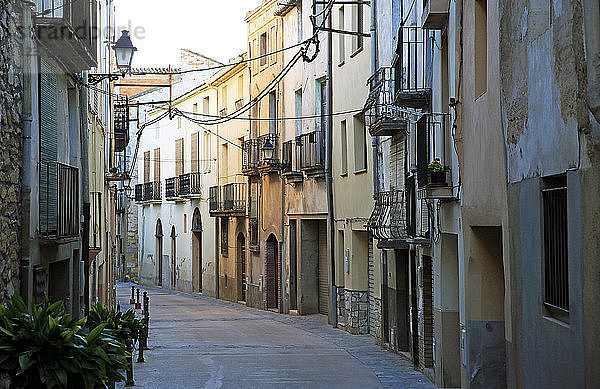 Altstadt von Cornudella de Montsant  Katalonien  Spanien  Europa
