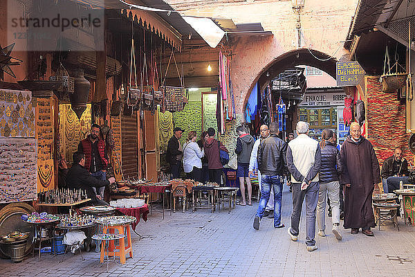 Souk  Markt  Medina  UNESCO-Weltkulturerbe  Marrakesch (Marrakech)  Marokko  Nordafrika  Afrika