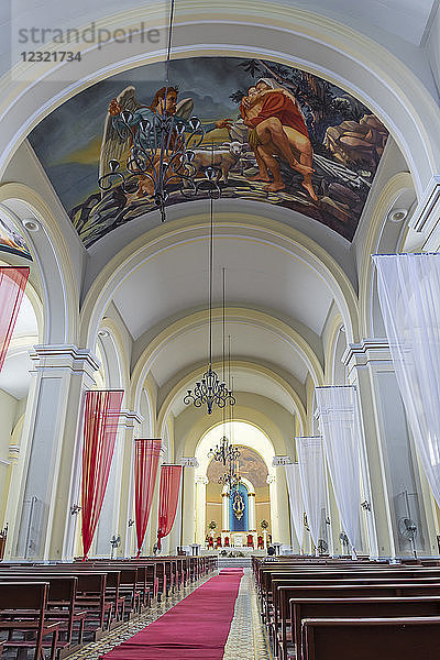 Innenraum der Kathedrale von Granada  Granada  Nicaragua  Mittelamerika