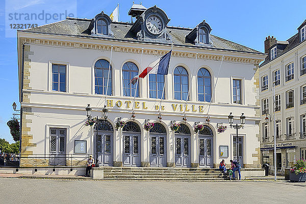Hotel de Ville (Rathaus)  Quai Saint Etienne  Honfleur  Calvados  Basse Normandie (Normandie)  Frankreich  Europa