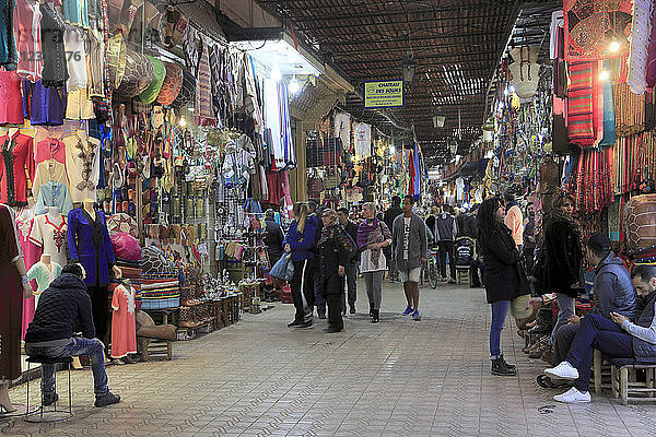 Souk  Markt  Medina  UNESCO-Weltkulturerbe  Marrakesch (Marrakech)  Marokko  Nordafrika  Afrika