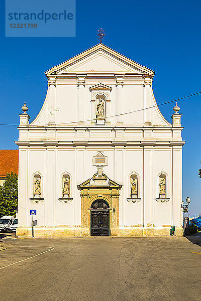 Kirche der Heiligen Katharina von Alexandrien  Zagreb  Kroatien  Europa