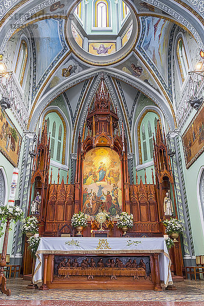 Innenraum der Kirche Maria Auxiliadora in Granada  Nicaragua  Mittelamerika
