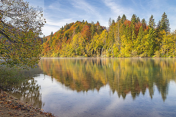 Kozjak-See im Nationalpark Plitvicer Seen im Herbst  UNESCO-Weltkulturerbe  Kroatien  Europa