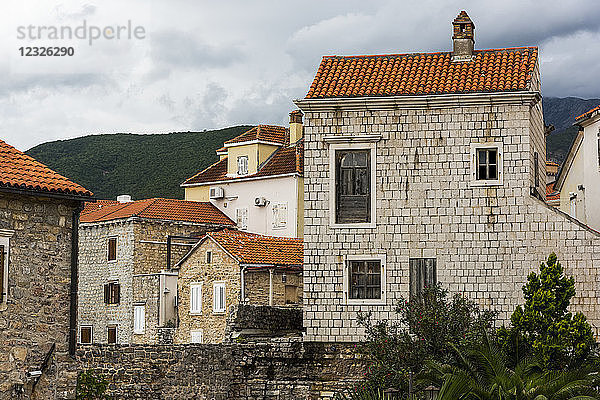 Alte Steinhäuser; Budva  Opstina Budva  Montenegro