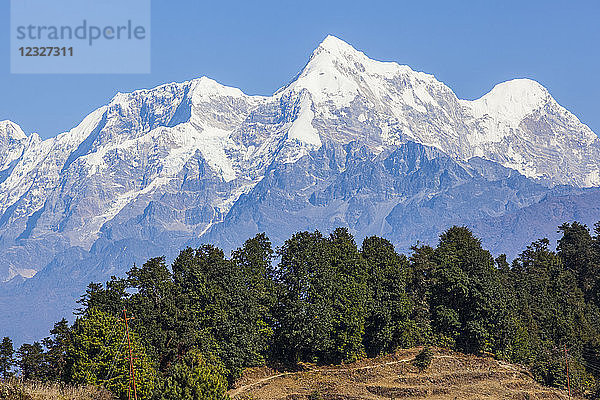 Berge im Himalaya; Nepal