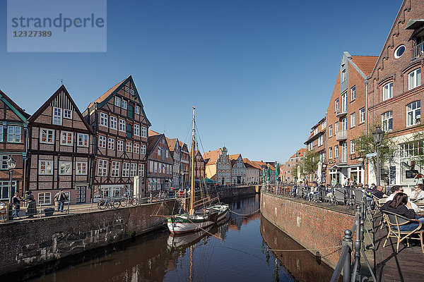 Fischmarkt  Stade  Niedersachsen  Deutschland  Europa