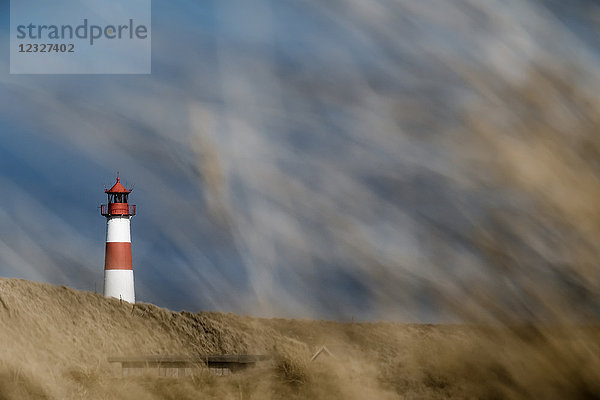 Leuchtturm List Ost  Ellenbogen  Sylt  Schleswig-Holstein  Deutschland  Europa