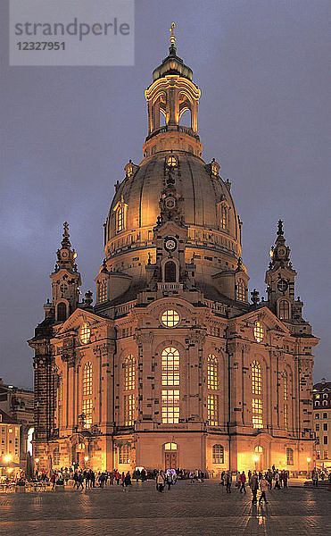 Deutschland  Sachsen  Dresden  Frauenkirche  Liebfrauenkirche