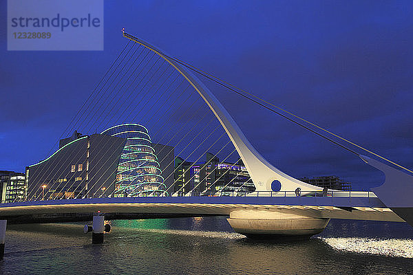 Irland  Dublin  National Convention Centre  Fluss Liffey  Macken Street Bridge