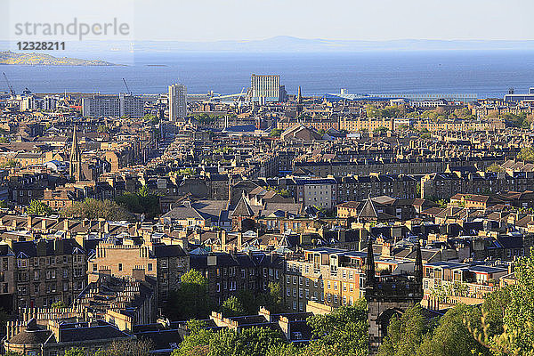 Großbritannien  Schottland  Edinburgh  Leith  Firth of Forth  Luftaufnahme