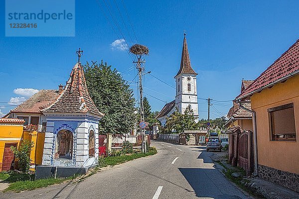 Rumänien  Dorf Sibiel in der Nähe der Stadt Sibiu  lokale Kirche