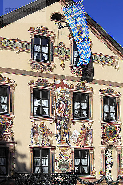 Deutschland  Bayern  Alpen  Garmisch-Partenkirchen  Gemaltes Haus