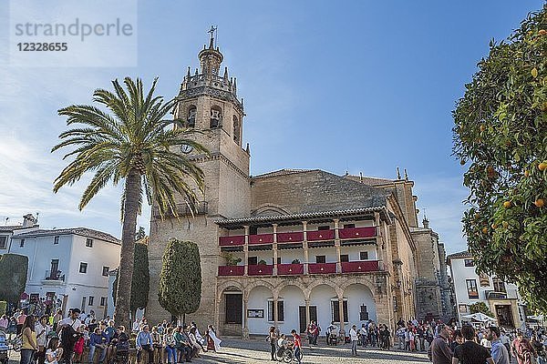 Spanien  Region Andalusien  Provinz Malaga  Stadt Ronda  Kirche Santa Maria la Mayor
