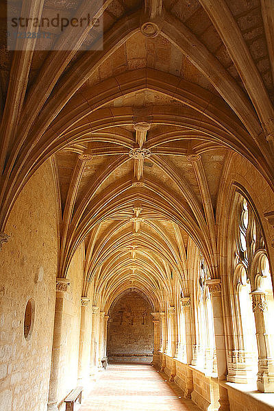 Frankreich  Nouvelle Aquitaine  Departement Dordogne (24)  Le Buisson de Cadouin  Abtei Cadouin  der Kreuzgang  (UNESCO-Welterbe)