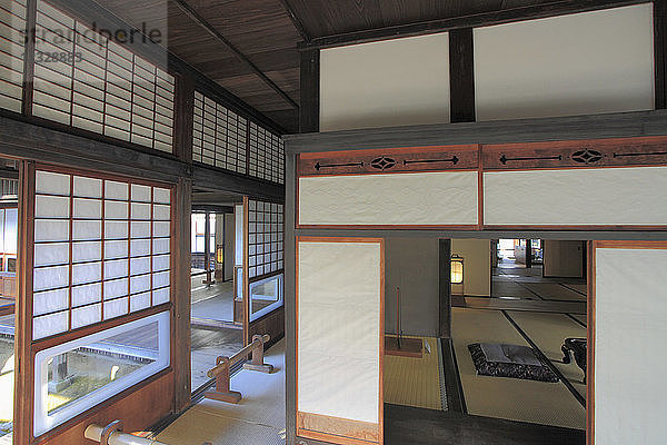 Japan  Kumamoto  Hosokawa Gyobu-tei  Samurai-Residenz  Innenansicht