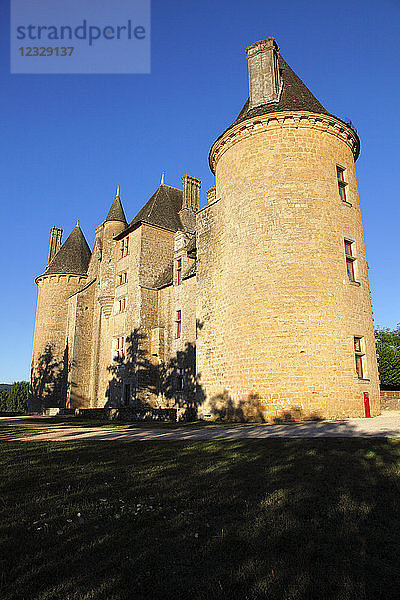 Frankreich  Okzitanien  Departement Lot (46)  Saint-Jean-Lespinasse  Schloss Montal