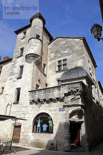 Frankreich  Nouvelle Aquitaine  Departement Dordogne (24)  Perigueux  Straße Saint Louis  Pächterhaus oder Patissierhaus