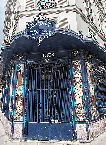 Frankreich  Paris 6. Bezirk  Buchhandlung Le Pont Traverse  rue de Vaugirard