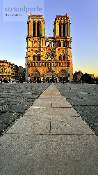 Europa  Frankreich  Kathedrale Notre-Dame in Paris.
