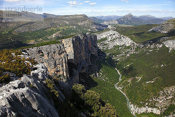 Frankreich  Provence Alpes Cote d'Azur  Alpes de Haute Provence (04)  La Palud sur Verdon  Verdon-Schlucht