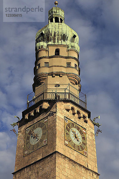 Österreich  Tirol  Innsbruck  Stadtturm  Stadtturm