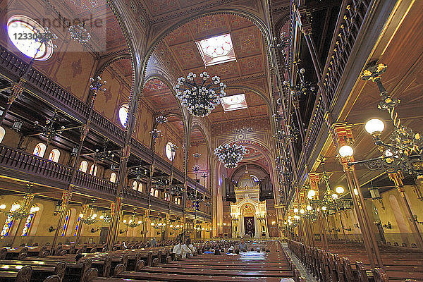 Ungarn  Budapest  Große Synagoge  innen