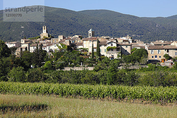 Frankreich  Provence Alpes Cote d'Azur  Departement Vaucluse (84)  Lourmarin  (Schönstes Dorf Frankreichs)