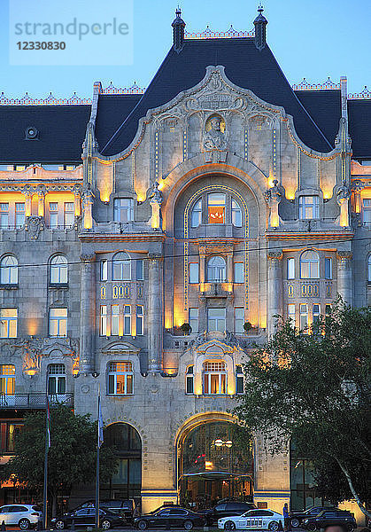 Ungarn  Budapest  Gresham Palace  Four Seasons Hotel  Jugendstilarchitektur