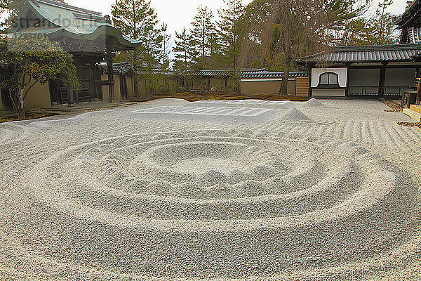 Japan; Kyoto  Kodaiji-Tempel  Sandgarten