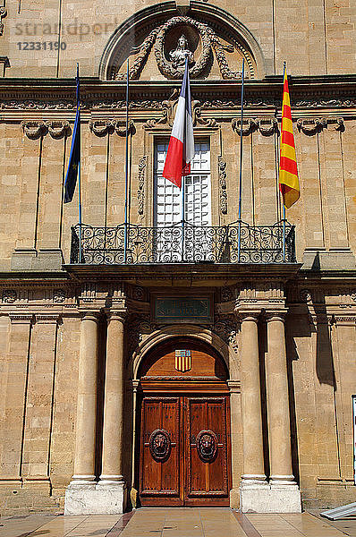Frankreich  Provence Alpes Cote d'Azur  Bouches du Rhone (13)  Aix en Provence  Rathaus