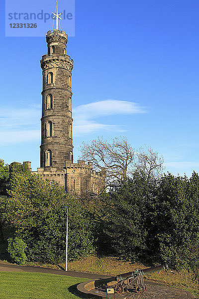 UK  Schottland  Edinburgh  Calton Hill  Nelson Monument