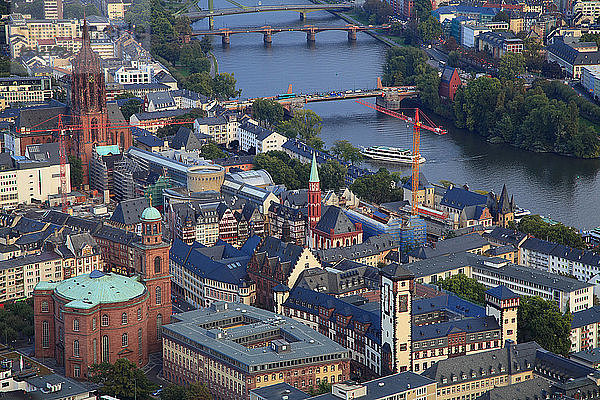 Deutschland  Hessen  Frankfurt am Main  Roemer  Luftaufnahme