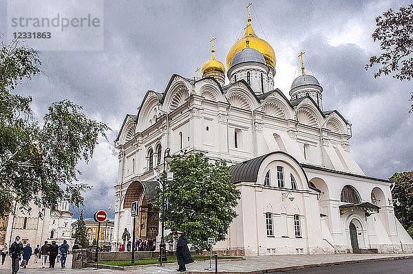 Russland  Moskau  Erzengel-Kathedrale innerhalb des Kremls