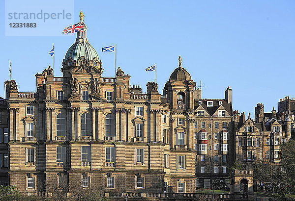 Vereinigtes Königreich  Schottland  Edinburgh  Bank of Scotland  Skyline