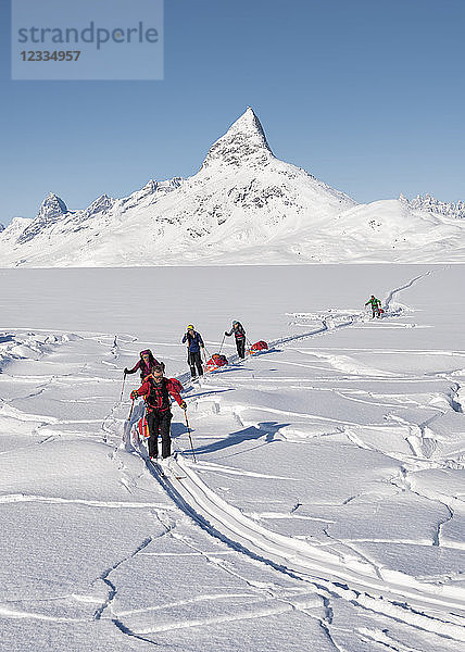 Greenland  Schweizerland Alps  Kulusuk  Tasiilaq  ski tourers