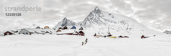 Greenland  Schweizerland Alps  Kuummiit  ski tourers