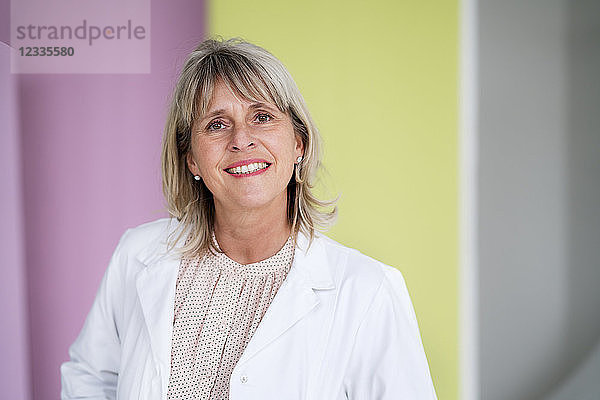 Portrait of smiling mature businesswoman