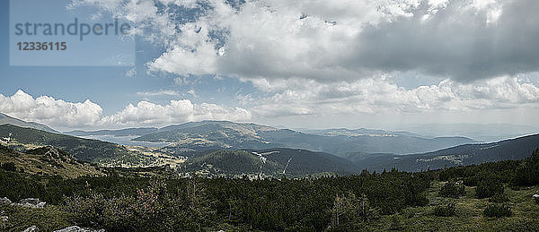Velingrad  Panoramic view from Rila mountain to Belmeken dam