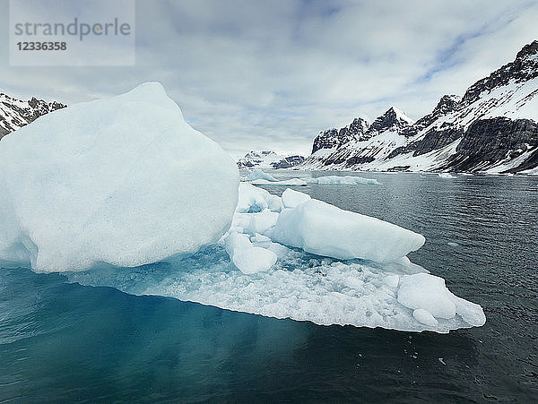 Norway  Spitsbergen  Prins Karls Forland  iceberg