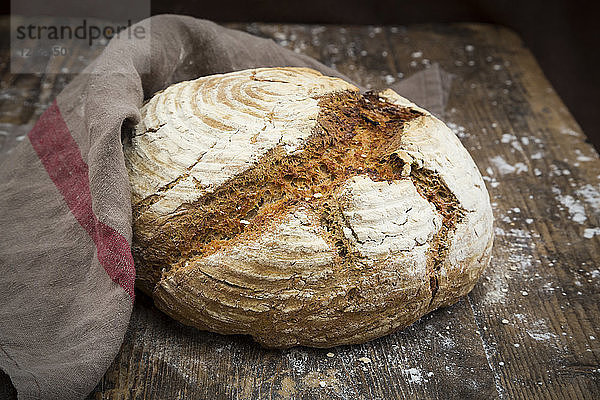 Homemade sourgough rye bread