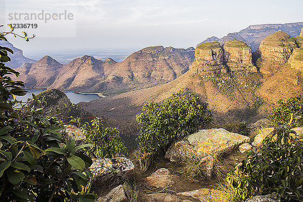 Africa  South Africa  Mpumalanga  Panorama Route  Blyde River Canyon Nature Reserve  Three Rondavels
