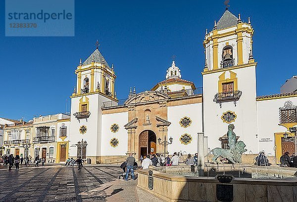 Kirche Nuestra Señora del Socorro  Plaza del Socorro  Ronda  Provinz Malaga  Andalusien  Spanien  Europa