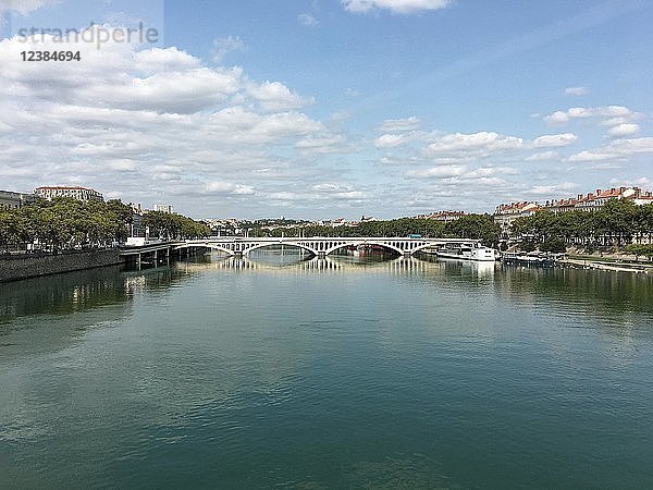 Pont Wilson  Lyon  Auvergne-Rhône-Alpes  Frankreich  Europa