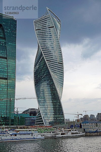 Evolution Tower  Moskau-Stadt  Moskau  Russland  Europa