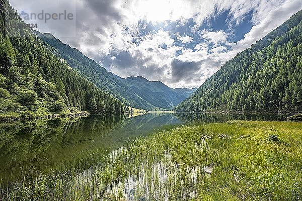 Blick über den Riesachsee  Rohrmoos-Untertal  Schladminger Tauern  Schladming  Steiermark  Österreich  Europa